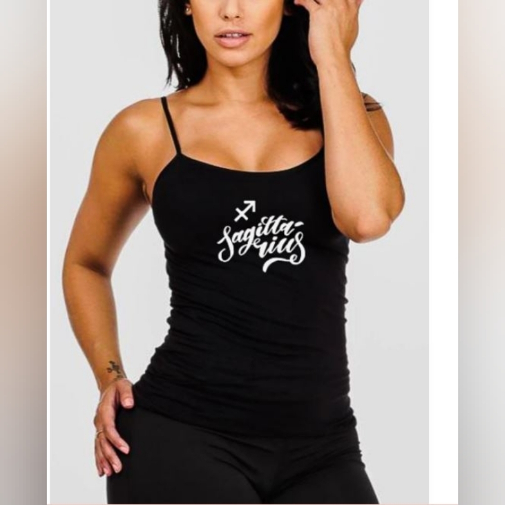 NEW! Black Sagittarius Tank Top